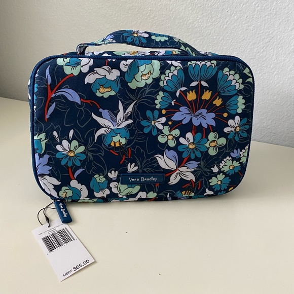 Vera Bradley Handbags - Vera Bradley Lighten-Up Large Blush and Brush Case - Floral Bursts